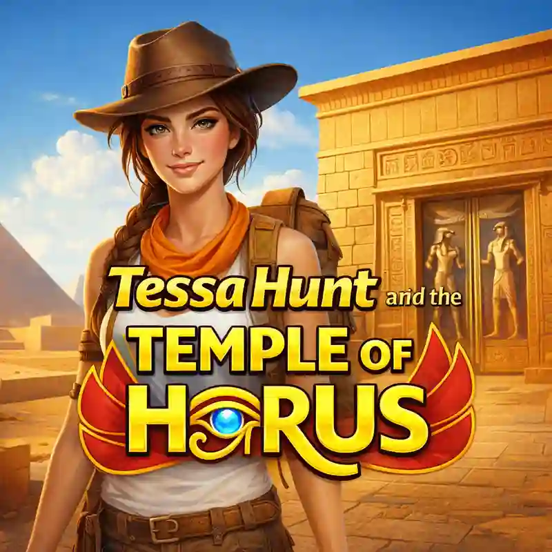 Tessa Hunt and The Eye of Horus Casino Game Banner